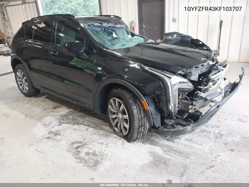 2019 Cadillac Xt4 Sport VIN: 1GYFZFR43KF103707 Lot: 45609985