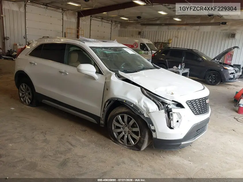 2019 Cadillac Xt4 Premium Luxury VIN: 1GYFZCR4XKF229304 Lot: 45635698