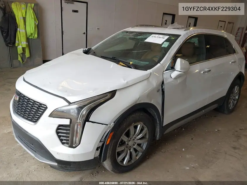 2019 Cadillac Xt4 Premium Luxury VIN: 1GYFZCR4XKF229304 Lot: 45635698