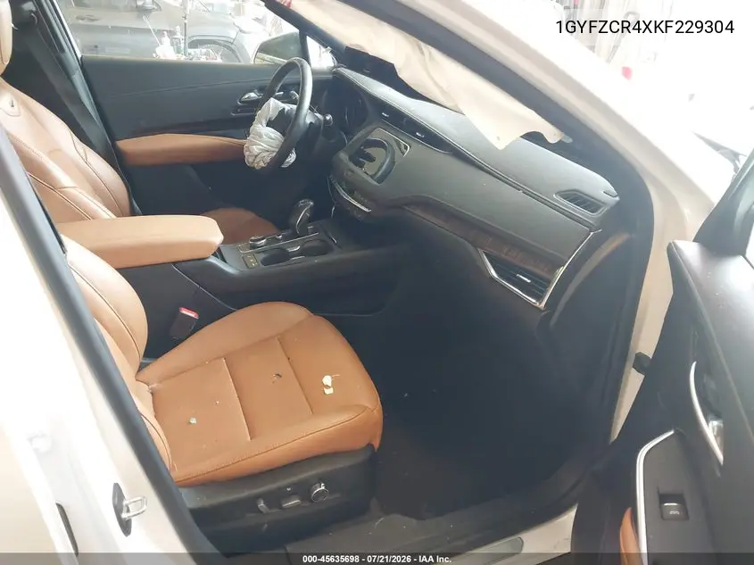 2019 Cadillac Xt4 Premium Luxury VIN: 1GYFZCR4XKF229304 Lot: 45635698