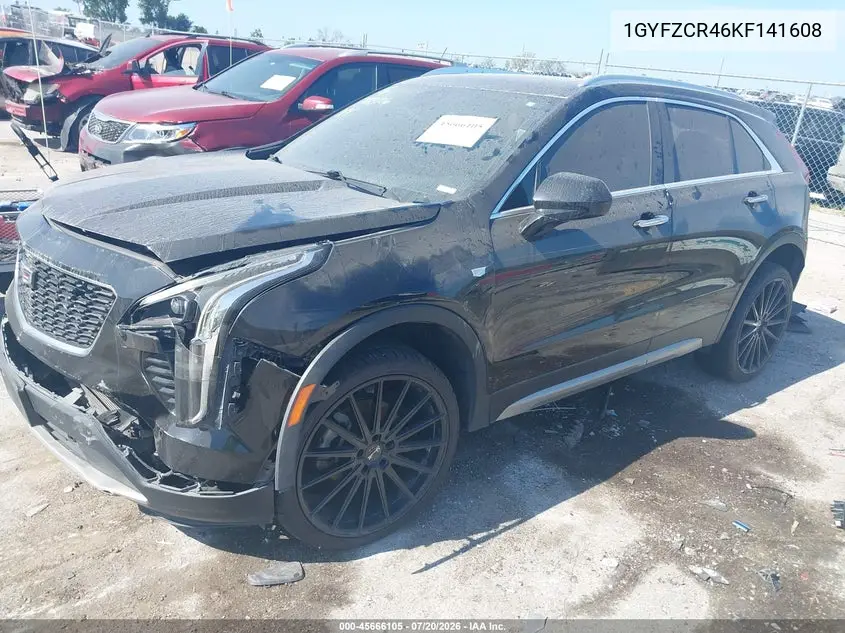 2019 Cadillac Xt4 Premium Luxury VIN: 1GYFZCR46KF141608 Lot: 45666105