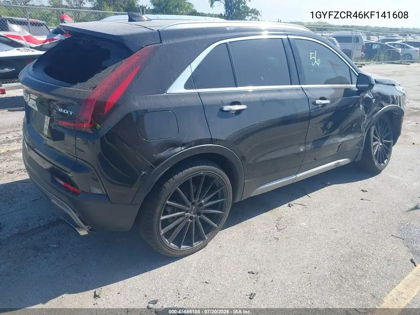 2019 Cadillac Xt4 Premium Luxury VIN: 1GYFZCR46KF141608 Lot: 45666105