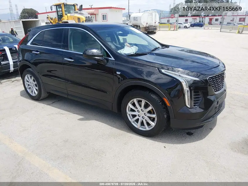 2019 Cadillac Xt4 Luxury VIN: 1GYAZAR4XKF155669 Lot: 45678709