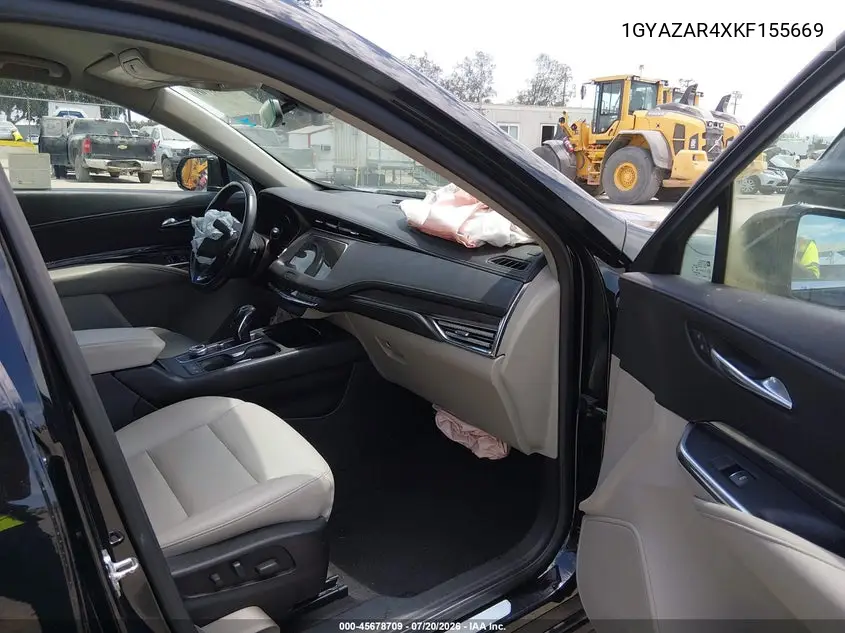 2019 Cadillac Xt4 Luxury VIN: 1GYAZAR4XKF155669 Lot: 45678709