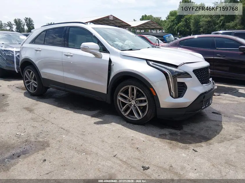 2019 Cadillac Xt4 Sport VIN: 1GYFZFR46KF159768 Lot: 45680648