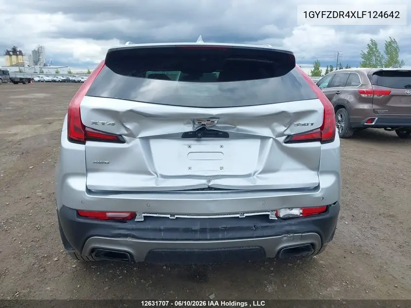 2020 Cadillac Xt4 Premium Luxury VIN: 1GYFZDR4XLF124642 Lot: 12631707