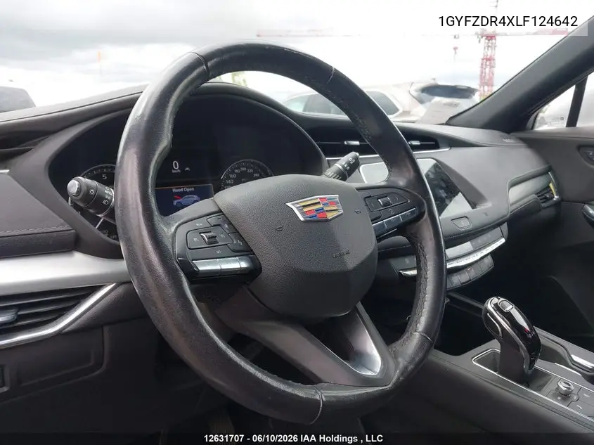 2020 Cadillac Xt4 Premium Luxury VIN: 1GYFZDR4XLF124642 Lot: 12631707