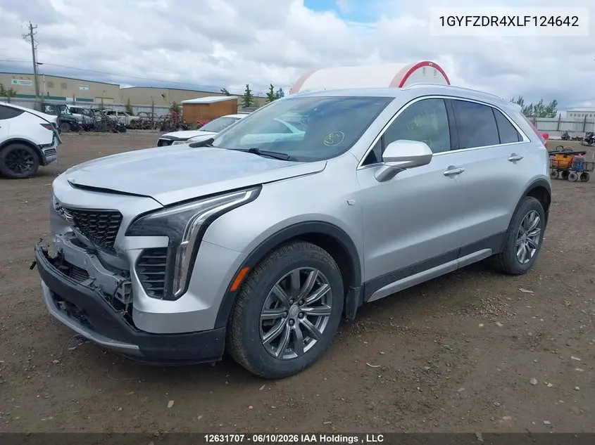 2020 Cadillac Xt4 Premium Luxury VIN: 1GYFZDR4XLF124642 Lot: 12631707