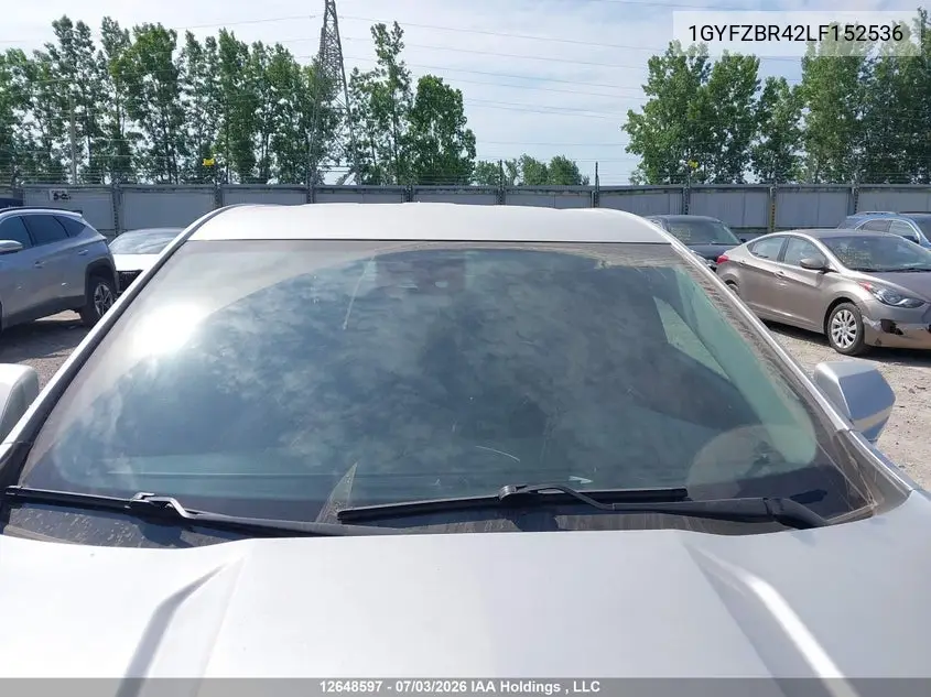 2020 Cadillac Xt4 VIN: 1GYFZBR42LF152536 Lot: 12648597