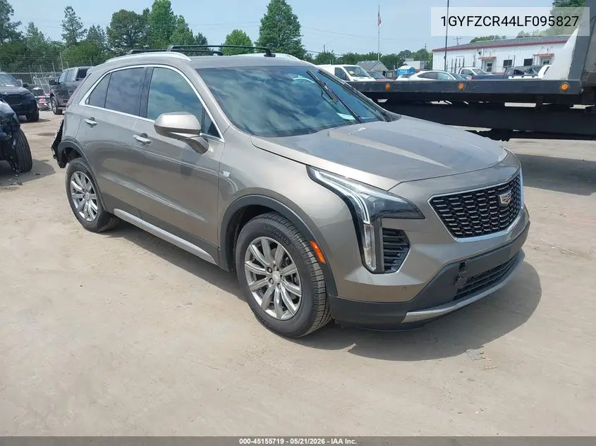 2020 Cadillac Xt4 Fwd Premium Luxury VIN: 1GYFZCR44LF095827 Lot: 45155719
