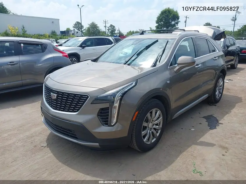 2020 Cadillac Xt4 Fwd Premium Luxury VIN: 1GYFZCR44LF095827 Lot: 45155719