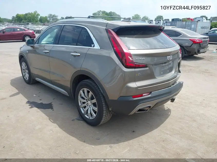 2020 Cadillac Xt4 Fwd Premium Luxury VIN: 1GYFZCR44LF095827 Lot: 45155719