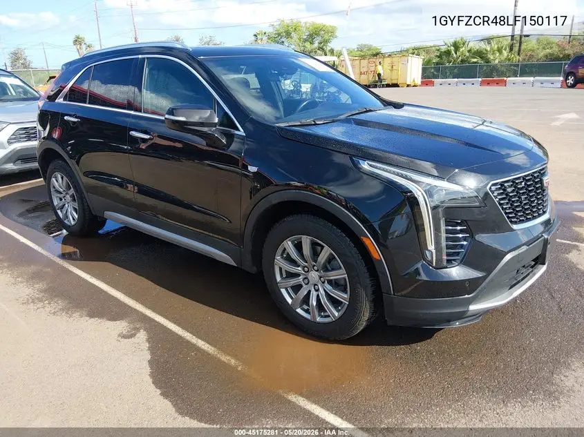2020 Cadillac Xt4 Fwd Premium Luxury VIN: 1GYFZCR48LF150117 Lot: 45175281
