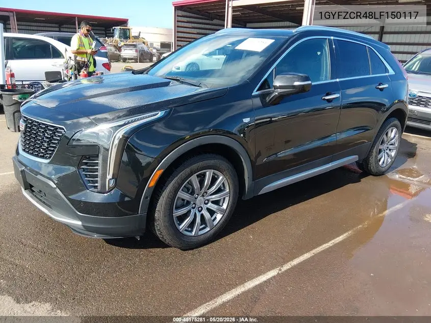 2020 Cadillac Xt4 Fwd Premium Luxury VIN: 1GYFZCR48LF150117 Lot: 45175281