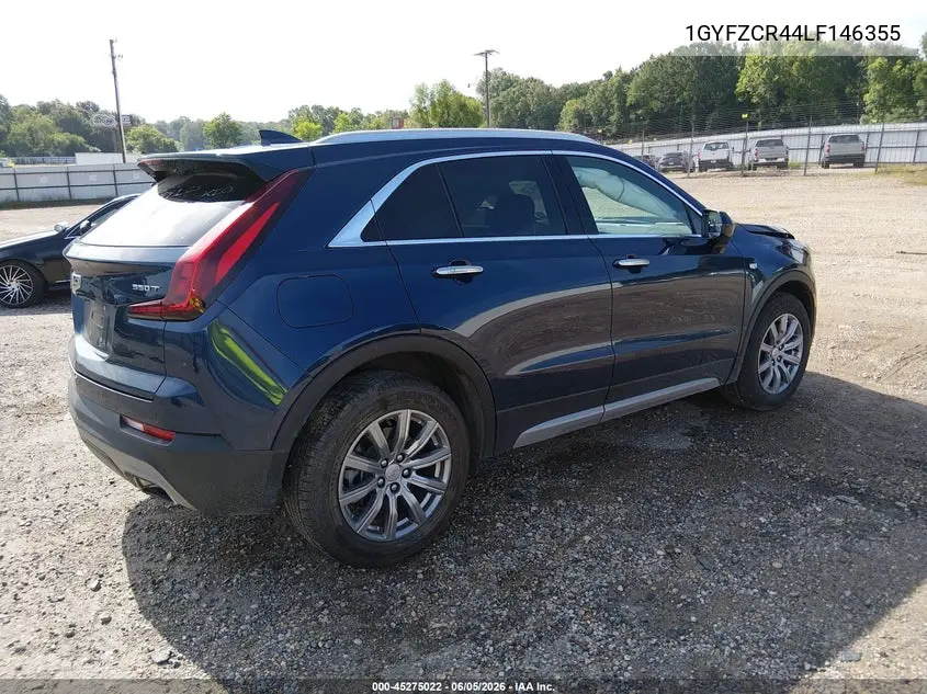2020 Cadillac Xt4 Fwd Premium Luxury VIN: 1GYFZCR44LF146355 Lot: 45275022
