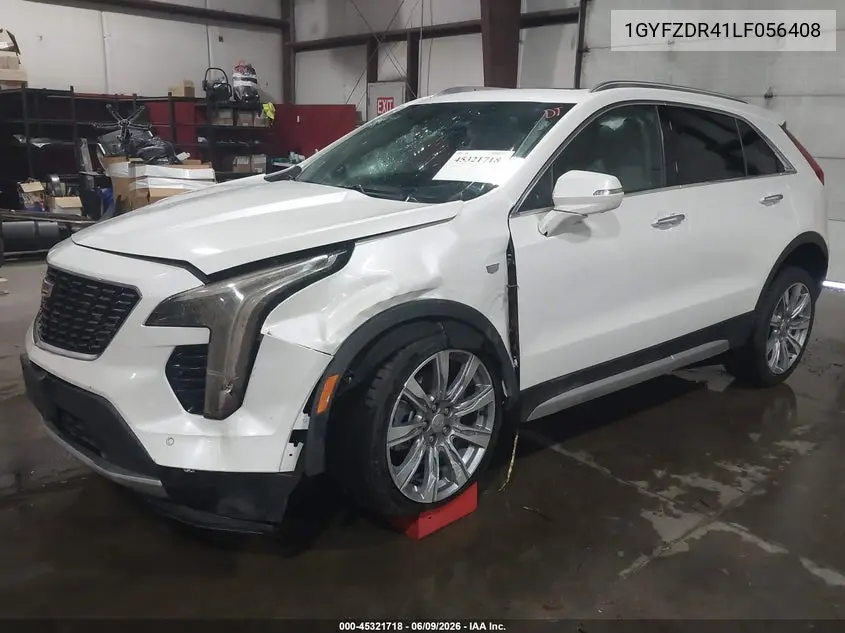 2020 Cadillac Xt4 Awd Premium Luxury VIN: 1GYFZDR41LF056408 Lot: 45321718
