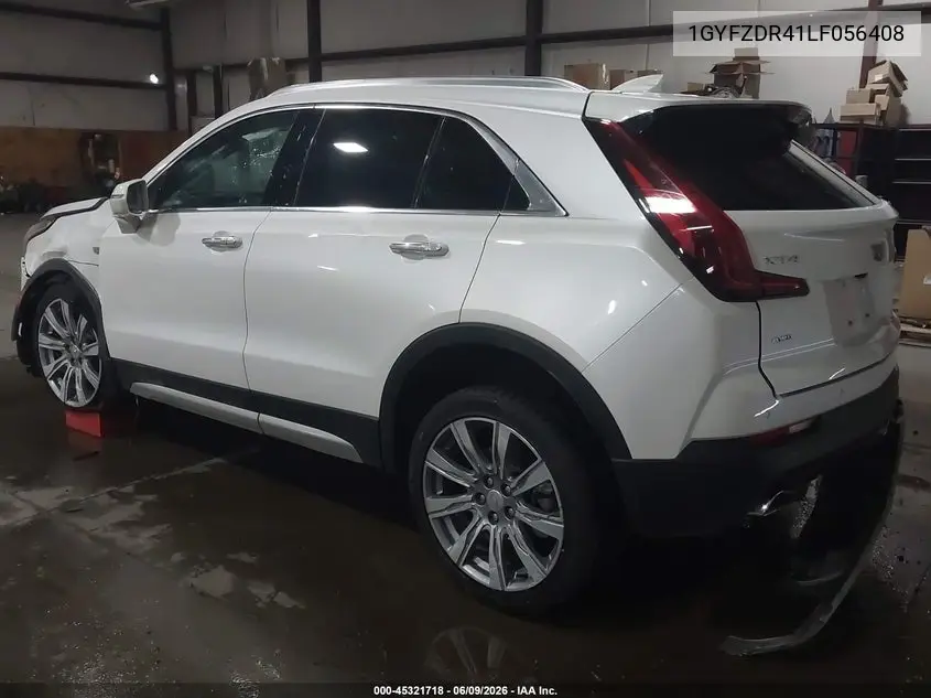 2020 Cadillac Xt4 Awd Premium Luxury VIN: 1GYFZDR41LF056408 Lot: 45321718