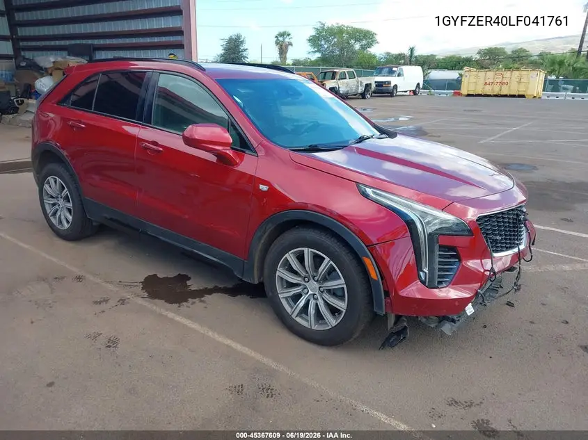 2020 Cadillac Xt4 Fwd Sport VIN: 1GYFZER40LF041761 Lot: 45367609