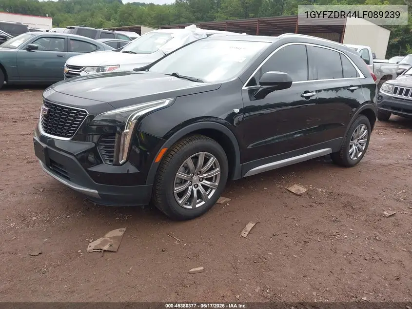 2020 Cadillac Xt4 Awd Premium Luxury VIN: 1GYFZDR44LF089239 Lot: 45380377
