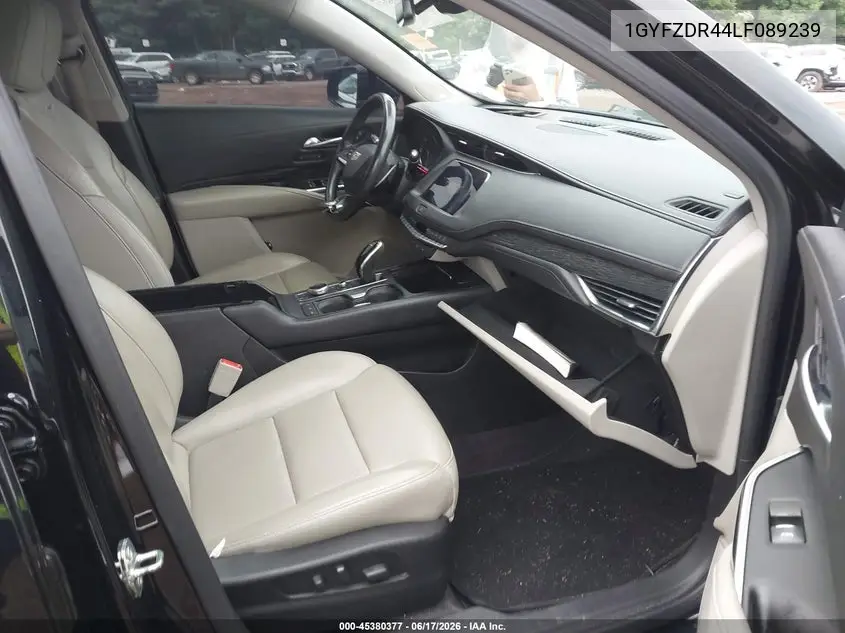 2020 Cadillac Xt4 Awd Premium Luxury VIN: 1GYFZDR44LF089239 Lot: 45380377