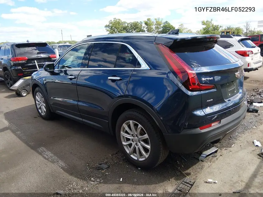 2020 Cadillac Xt4 Awd Luxury VIN: 1GYFZBR46LF052293 Lot: 45383323