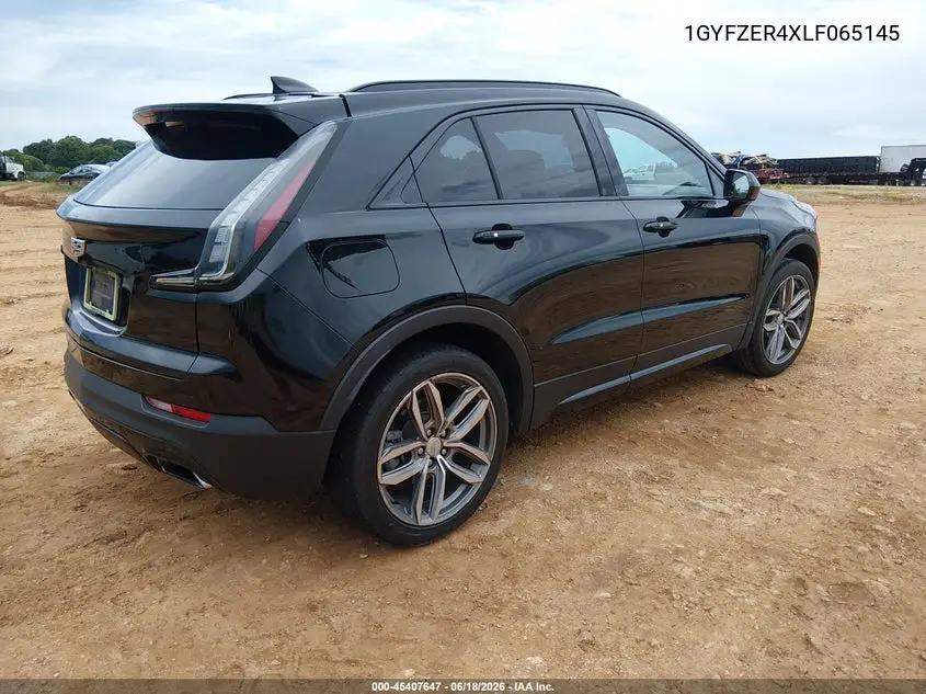 2020 Cadillac Xt4 Fwd Sport VIN: 1GYFZER4XLF065145 Lot: 45407647
