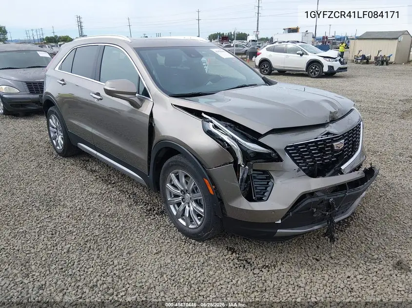 2020 Cadillac Xt4 Fwd Premium Luxury VIN: 1GYFZCR41LF084171 Lot: 45470446