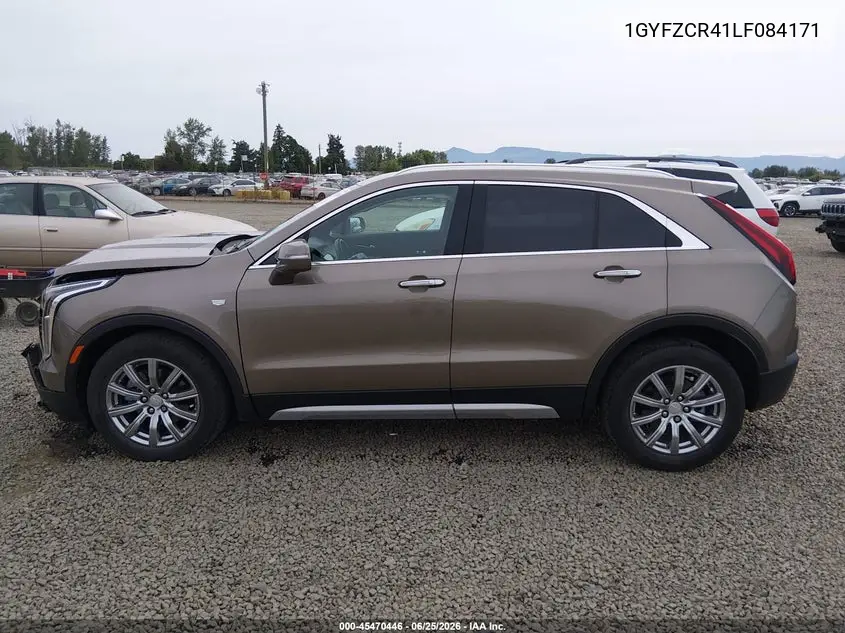2020 Cadillac Xt4 Fwd Premium Luxury VIN: 1GYFZCR41LF084171 Lot: 45470446