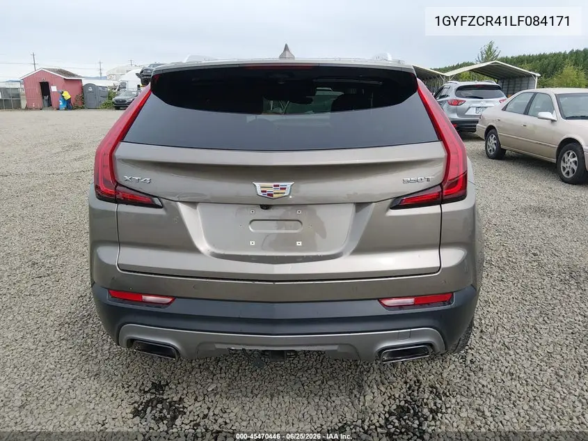 2020 Cadillac Xt4 Fwd Premium Luxury VIN: 1GYFZCR41LF084171 Lot: 45470446