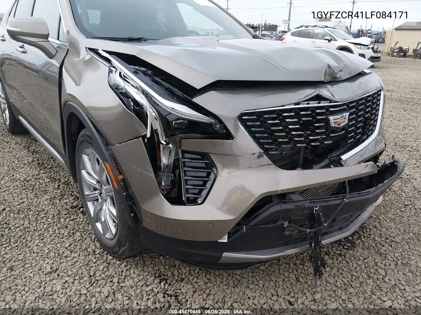 2020 Cadillac Xt4 Fwd Premium Luxury VIN: 1GYFZCR41LF084171 Lot: 45470446