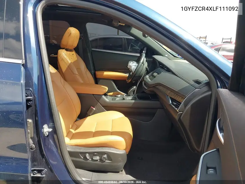 2020 Cadillac Xt4 Fwd Premium Luxury VIN: 1GYFZCR4XLF111092 Lot: 45485844