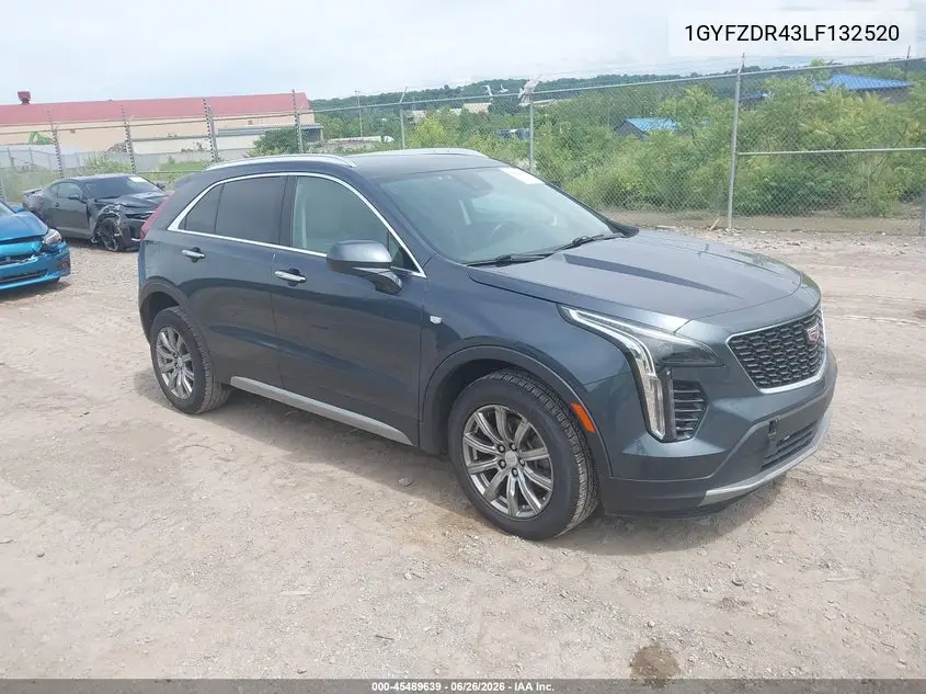 2020 Cadillac Xt4 Awd Premium Luxury VIN: 1GYFZDR43LF132520 Lot: 45489639