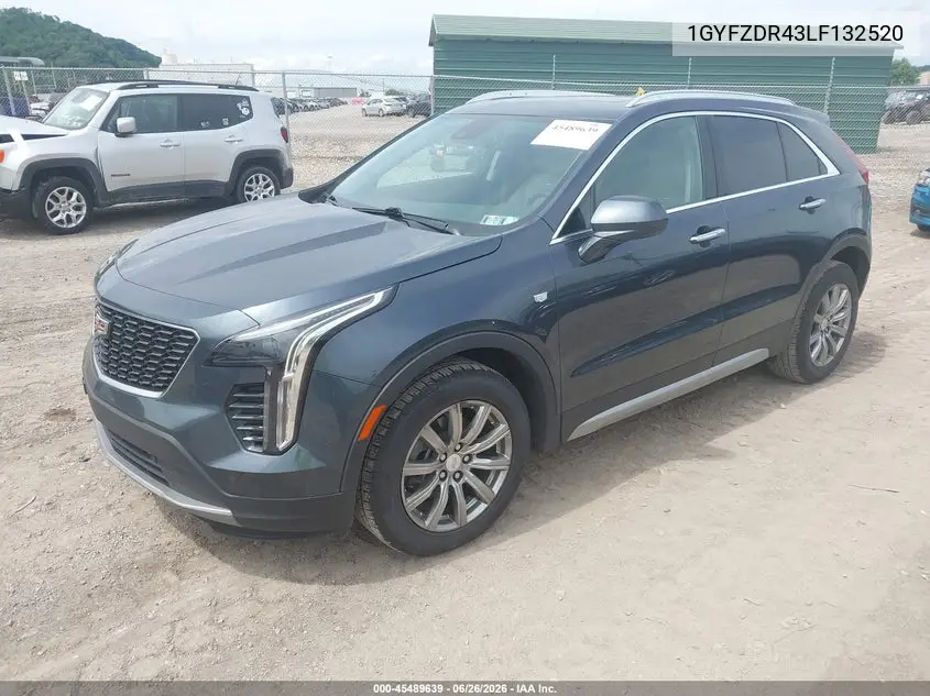 2020 Cadillac Xt4 Awd Premium Luxury VIN: 1GYFZDR43LF132520 Lot: 45489639