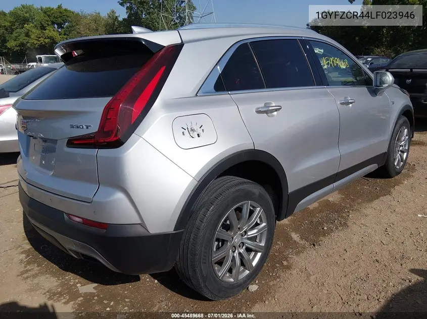 2020 Cadillac Xt4 Fwd Premium Luxury VIN: 1GYFZCR44LF023946 Lot: 45489668