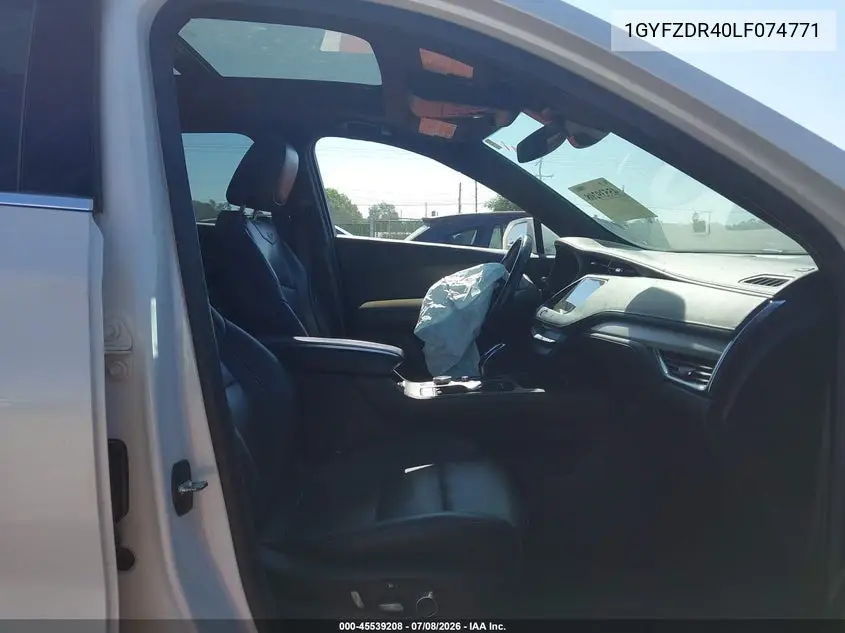 2020 Cadillac Xt4 Awd Premium Luxury VIN: 1GYFZDR40LF074771 Lot: 45539208