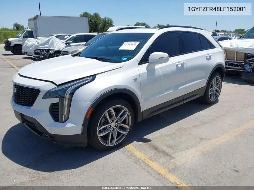 2020 Cadillac Xt4 Awd Sport VIN: 1GYFZFR48LF152001 Lot: 45565830