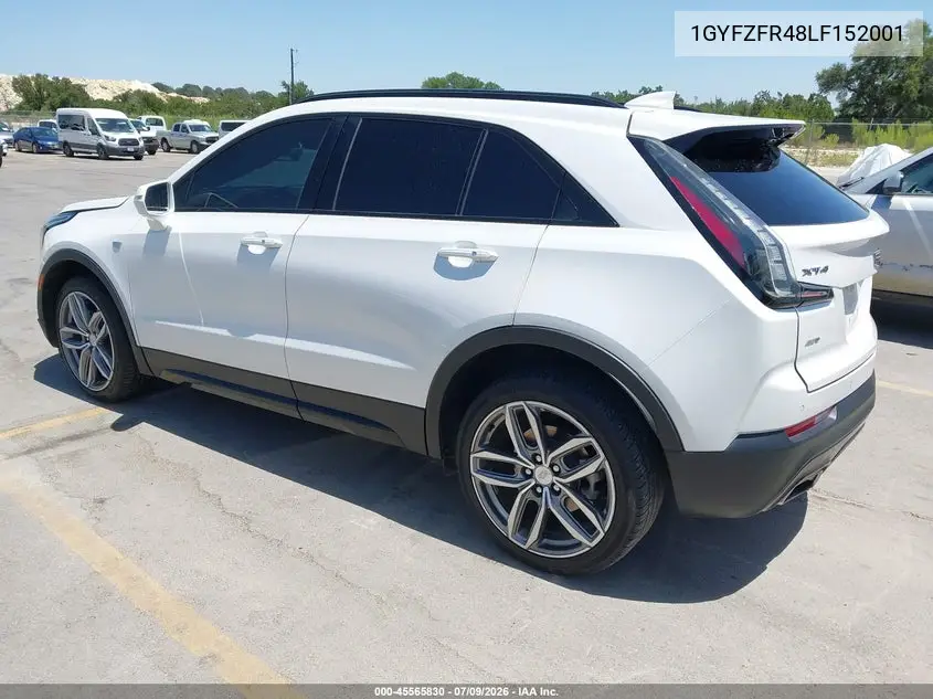 2020 Cadillac Xt4 Awd Sport VIN: 1GYFZFR48LF152001 Lot: 45565830