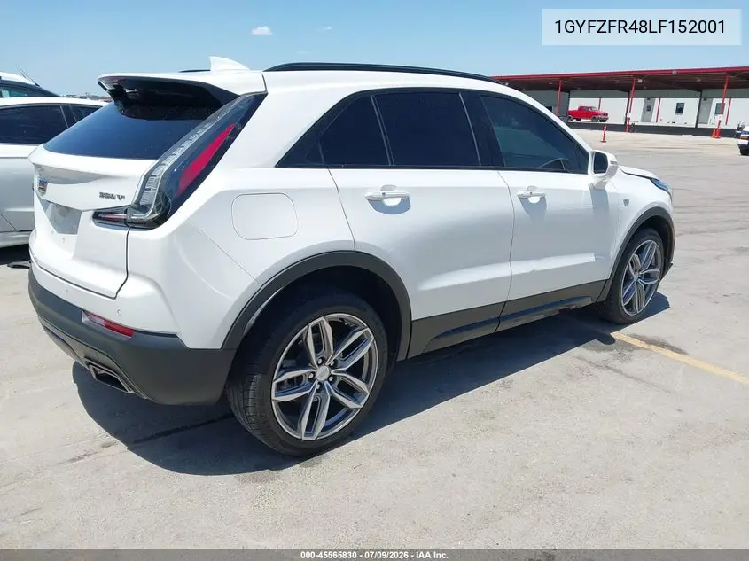 2020 Cadillac Xt4 Awd Sport VIN: 1GYFZFR48LF152001 Lot: 45565830