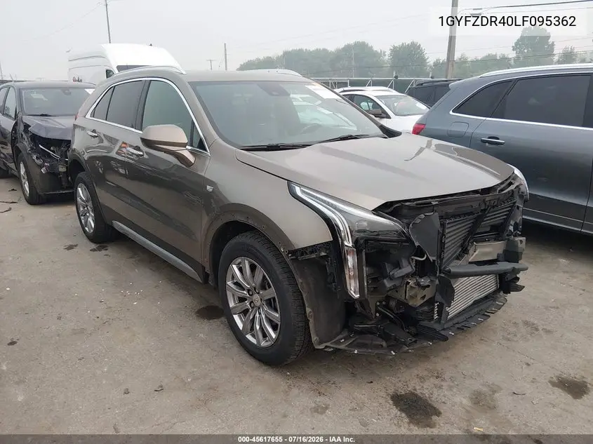 2020 Cadillac Xt4 Awd Premium Luxury VIN: 1GYFZDR40LF095362 Lot: 45617655
