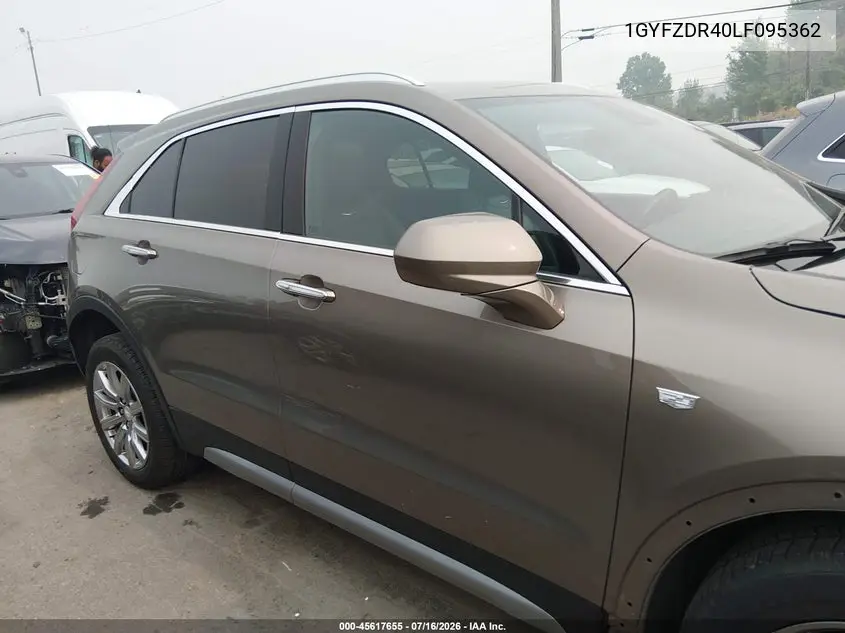 2020 Cadillac Xt4 Awd Premium Luxury VIN: 1GYFZDR40LF095362 Lot: 45617655