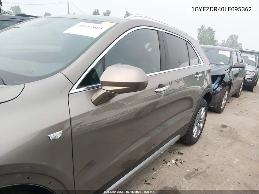 2020 Cadillac Xt4 Awd Premium Luxury VIN: 1GYFZDR40LF095362 Lot: 45617655