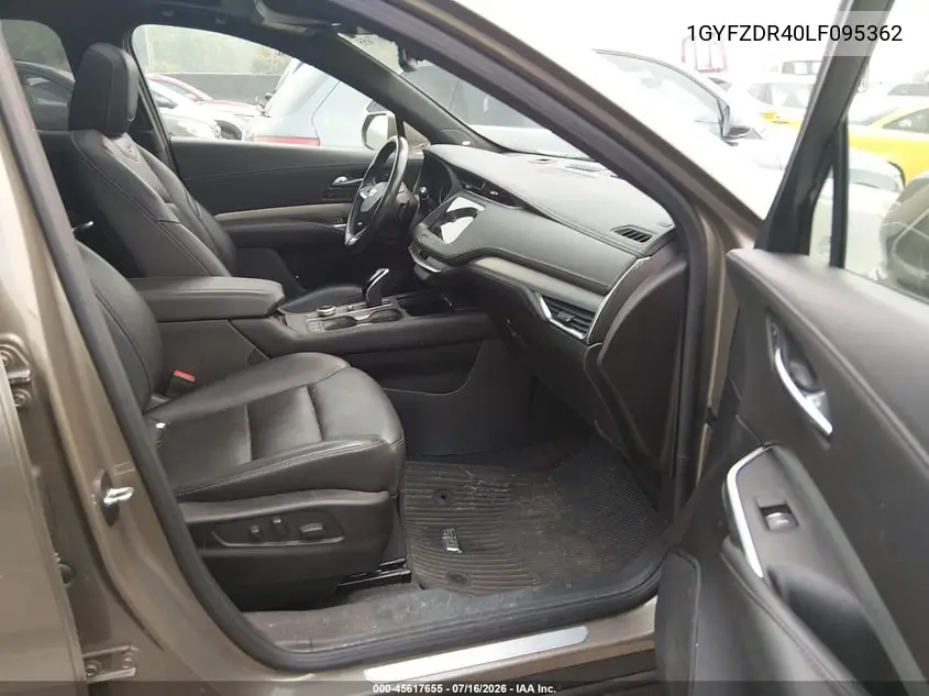 2020 Cadillac Xt4 Awd Premium Luxury VIN: 1GYFZDR40LF095362 Lot: 45617655