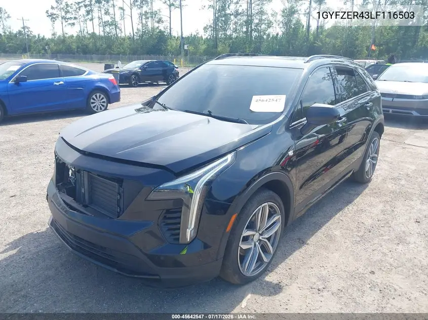 2020 Cadillac Xt4 Fwd Sport VIN: 1GYFZER43LF116503 Lot: 45642547