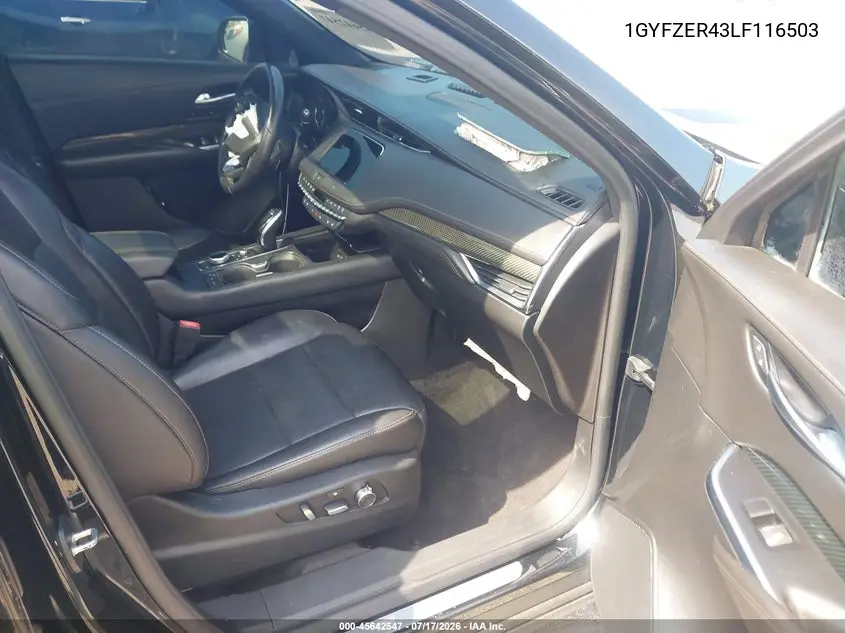 2020 Cadillac Xt4 Fwd Sport VIN: 1GYFZER43LF116503 Lot: 45642547