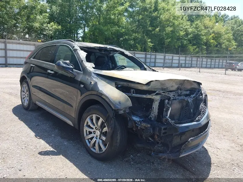 2020 Cadillac Xt4 Fwd Premium Luxury VIN: 1GYFZCR47LF028428 Lot: 45650399