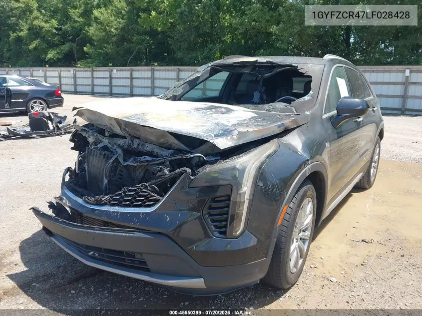 2020 Cadillac Xt4 Fwd Premium Luxury VIN: 1GYFZCR47LF028428 Lot: 45650399