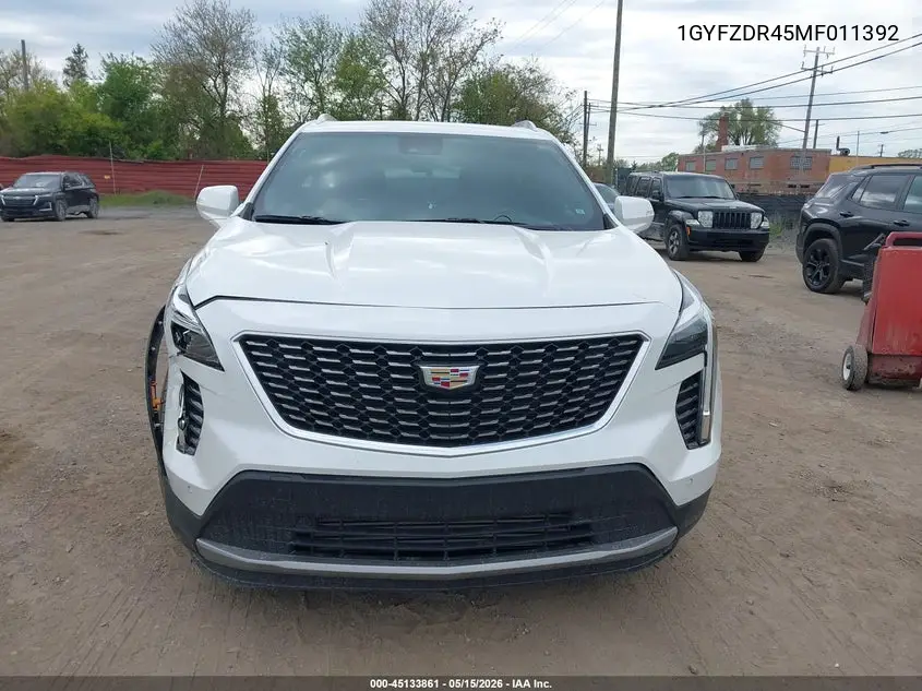 2021 Cadillac Xt4 Awd Premium Luxury VIN: 1GYFZDR45MF011392 Lot: 45133861