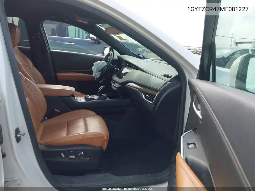 2021 Cadillac Xt4 Fwd Premium Luxury VIN: 1GYFZCR47MF081227 Lot: 45264369