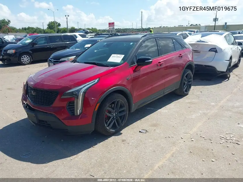 2021 Cadillac Xt4 Fwd Sport VIN: 1GYFZER45MF019675 Lot: 45572012