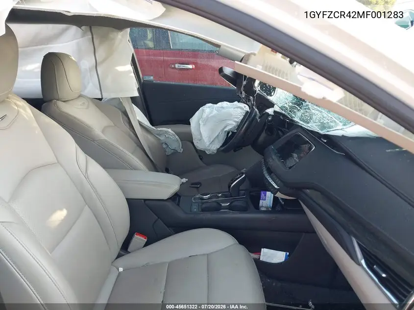 2021 Cadillac Xt4 Fwd Premium Luxury VIN: 1GYFZCR42MF001283 Lot: 45651322